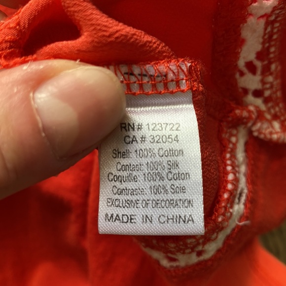 Anthropologie One.September Oversized Flowy Embroidered Top - Picture 7 of 15